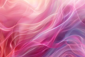 Fototapeta premium Ethereal Waves of Color: A Dreamy Abstract Background