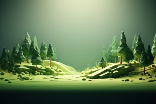 Landscape nature forest light.