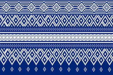 , Thai pattern, Geometric,seamless pattern, Navajo, traditional ethnic, fabric pattern for textiles, rugs, wallpaper, clothing, sarong, batik, wrapping, embroidery, print, background, cover, illustrat