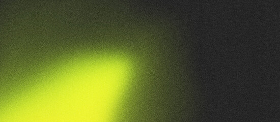Grainy background green yellow black noise texture abstract vibrant glowing color gradient shape black backdrop banner poster header wallpaper design