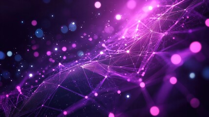Obraz premium a abstract purple technology background