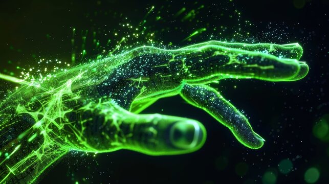 A neon green hand labeled Baryon Decay rotates every minute demonstrating the gradual breakdown of baryonic particles.