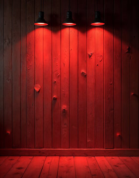 Backdrop With Illumination Of Red Spotlights For Flyers realistic image ultra hd high design
