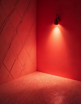 Backdrop With Illumination Of Red Spotlights For Flyers realistic image ultra hd high design
