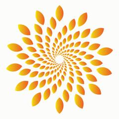 Decorative mandala design with  colours