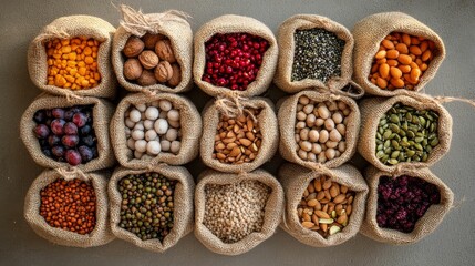 Thanksgiving Background with Cornucopia and Colorful Harvest