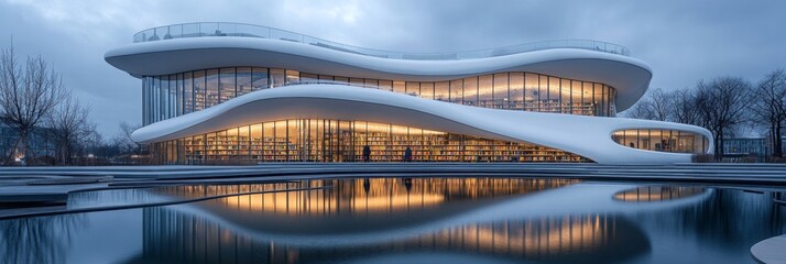 Smart Library Innovation, a modern library utilizing advanced technology for improved user engagement and accessibility in public spaces