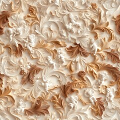 Ornate Pattern Reflecting Italian Aesthetics