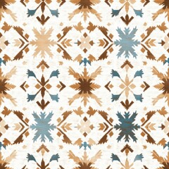 Seamless Native American Inspired Pattern Design