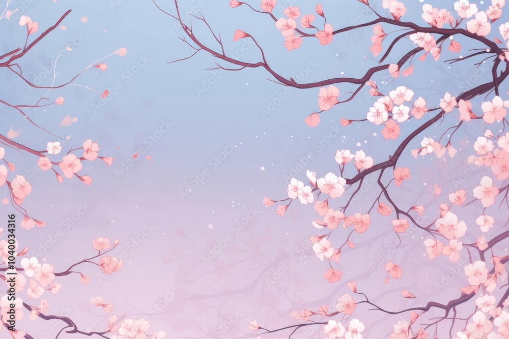 Canvas Prints Sakura flowers outdoors blossom nature.