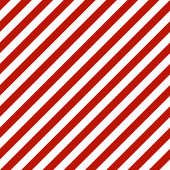 Red White Bold Retro Diagonal Striped Seamless Christmas Candy Cane Pattern 