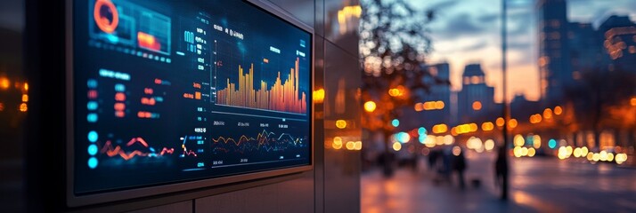 Smart City Energy Dashboard, interactive display showcasing real-time energy usage, empowering residents with consumption insights and efficiency tips