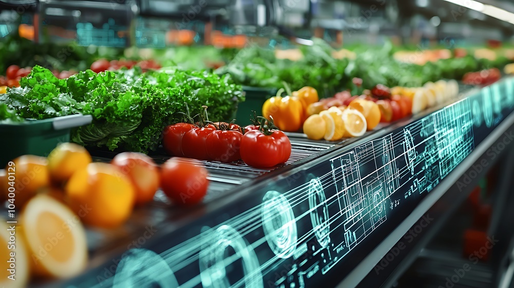 Poster revolutionizing agriculture how ai-powered systems are transforming food production and distribution