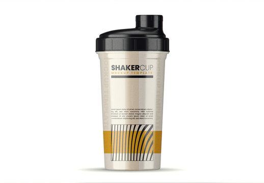 Plastic Shaker Cup Mockup