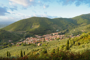 The small Tuscan town of Buti.