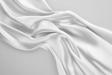 Obraz premium white silk background