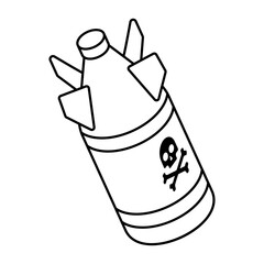 An icon design of ddos attack