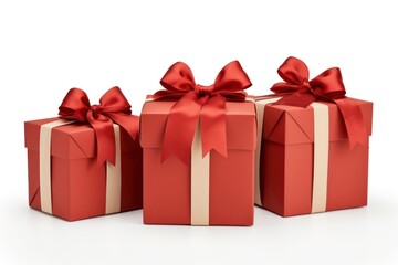 Obraz premium Gift boxes gift ribbon paper.