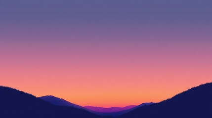 Fototapeta premium Stunning Sunset Sky with Vibrant Colors