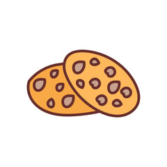 Cookies Filled Icons , Vector illustration