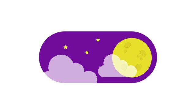 switch slider animation day and night mode button smartphone ui ux