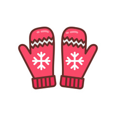 Gloves Filled Icons , Vector illustration