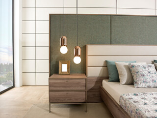 modern practical bedroom and interior design