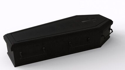 coffin Box with white background