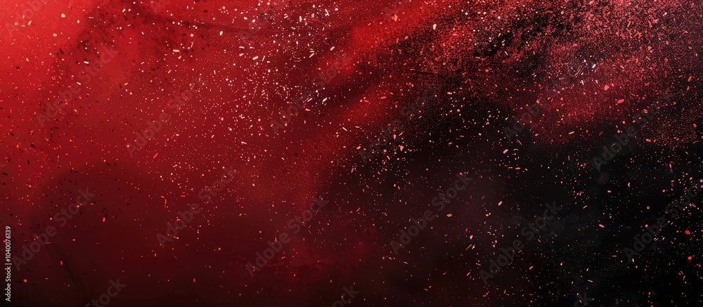 Poster abstract background featuring red and black color gradient with a grainy texture effect perfect for 