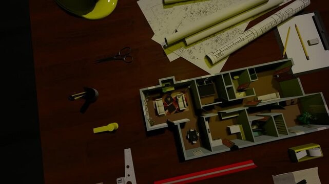  3d architectural floorplan