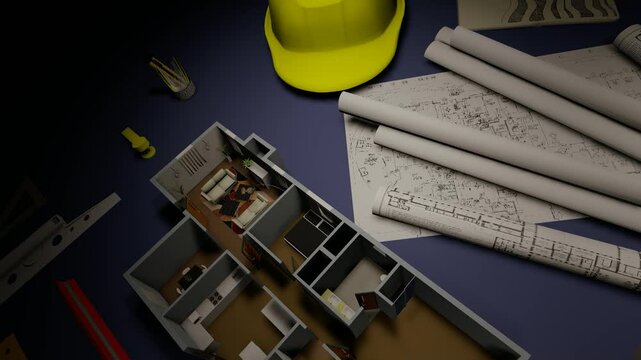  3d architectural floorplan