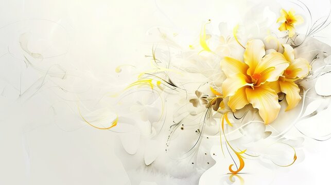 Simple and beautiful design on a white background - an elegant and minimalistic creation. This charming design on a pure white backdrop exudes simplicity and grace, captivating the eye with its clean 