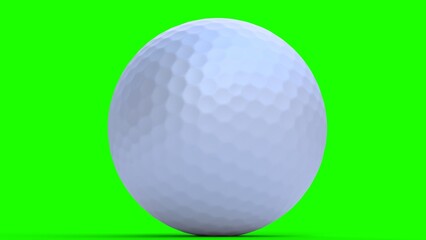 golf ball with green background