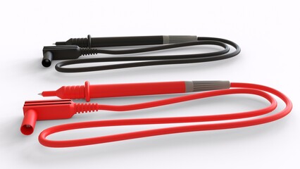 plug cable white background