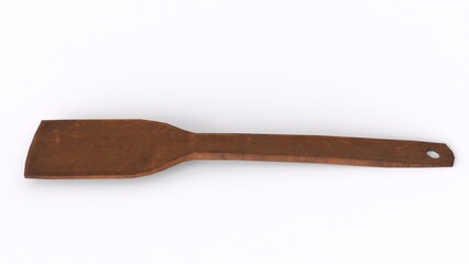 kitchen spoon with white background