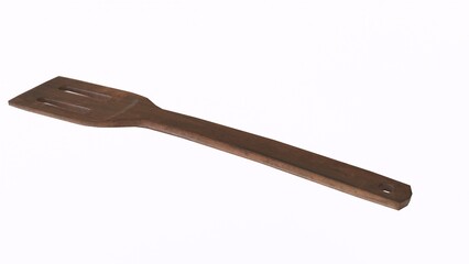 kitchen spoon with white background