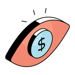 Modern design icon of money monitoring 