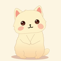 Cute cat cartoon cat