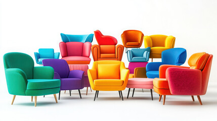 Obraz premium colorful furniture