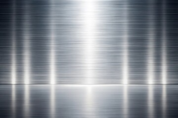 Minimalist abstract minimalist background with metallic textures and reflective surfaces