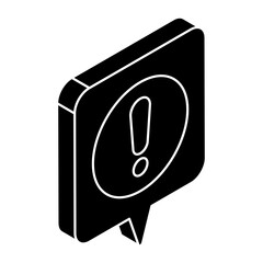 Premium design icon of information chat