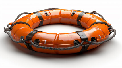 orange life buoy