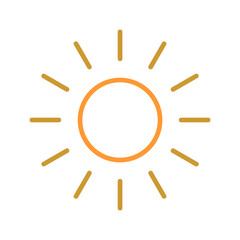 Sun Vector Icon