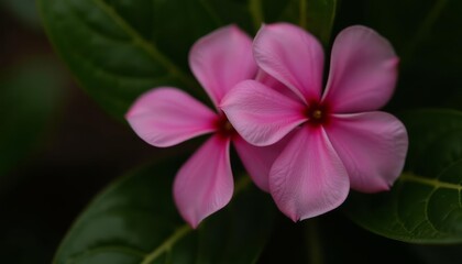  Vibrant pink hibiscus blooming in nature