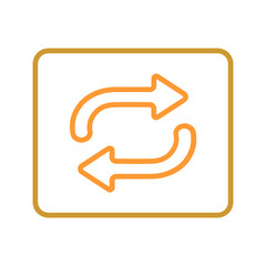 Repeat Button Vector Icon