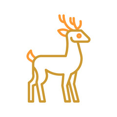 Reindeer Vector Icon