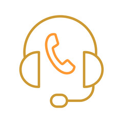 Support Hotline Vector Icon