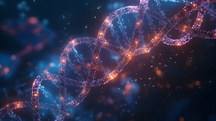 Scientific Visualization of DNA Strands Interconnected with Neurons in a Digital Format