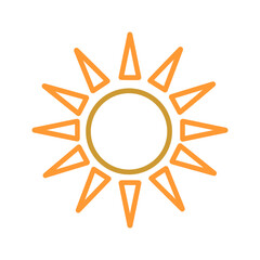 Sun Vector Icon