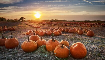autumn pumpkins in east texas